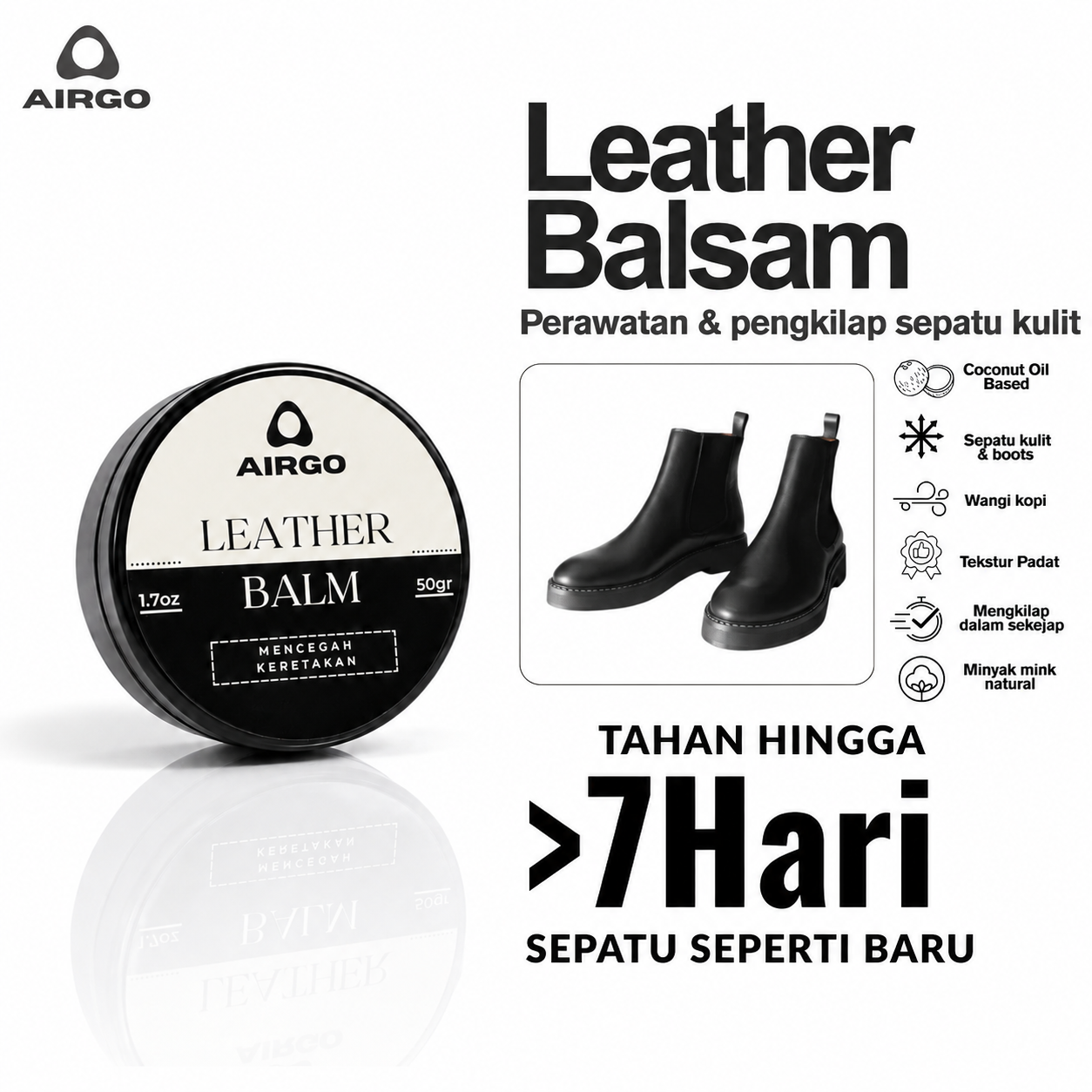 Airgo Leather Balm