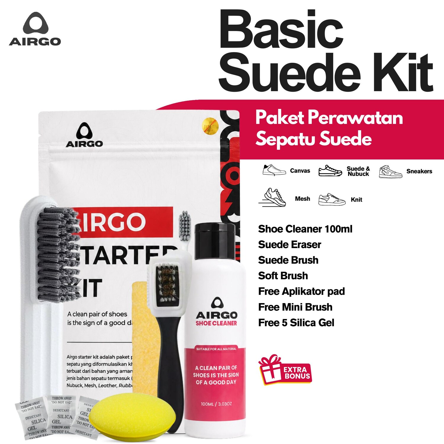 Basic Suede Kit — Paket Perawatan Sepatu Suede