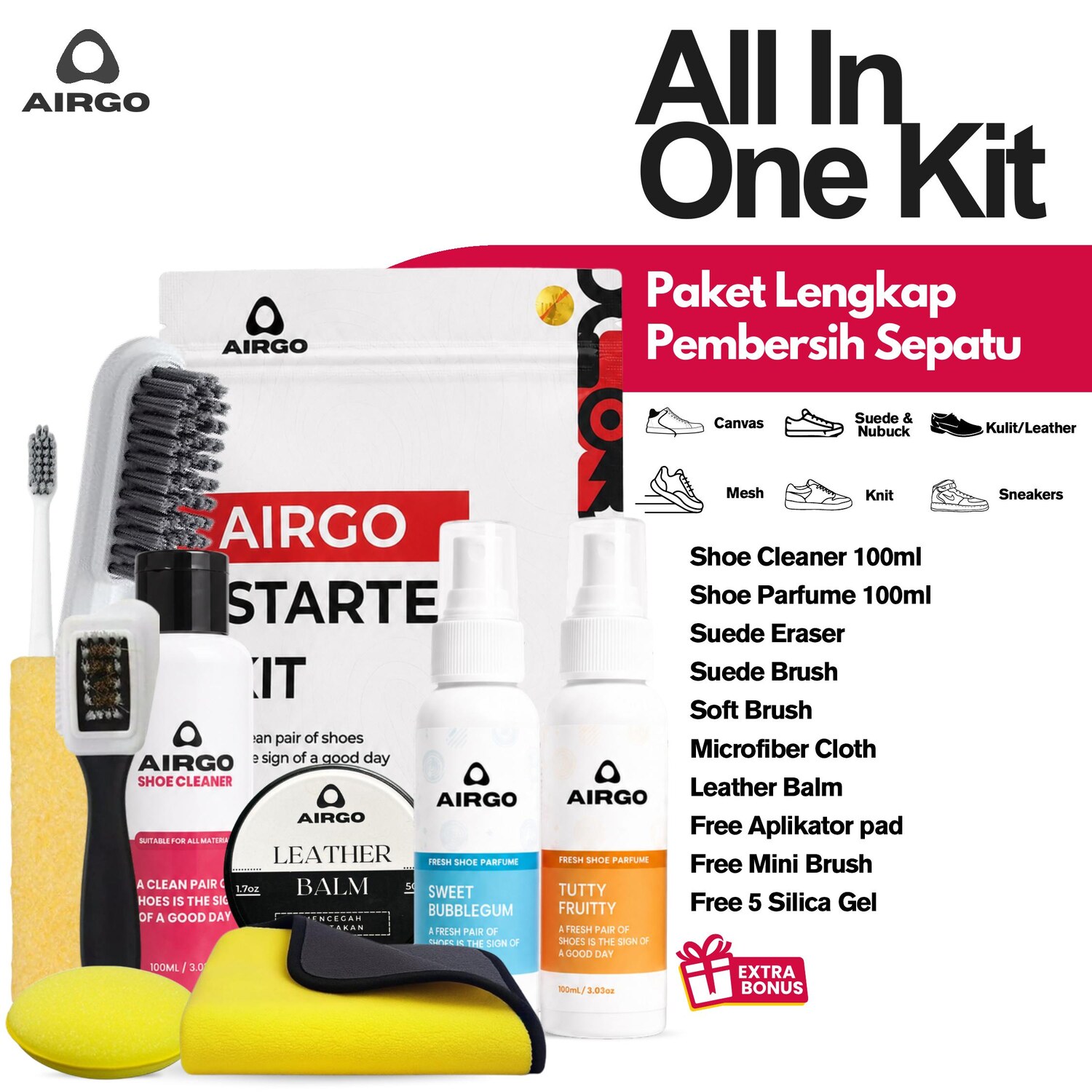 All In One Kit — Paket Lengkap Pembersih Sepatu